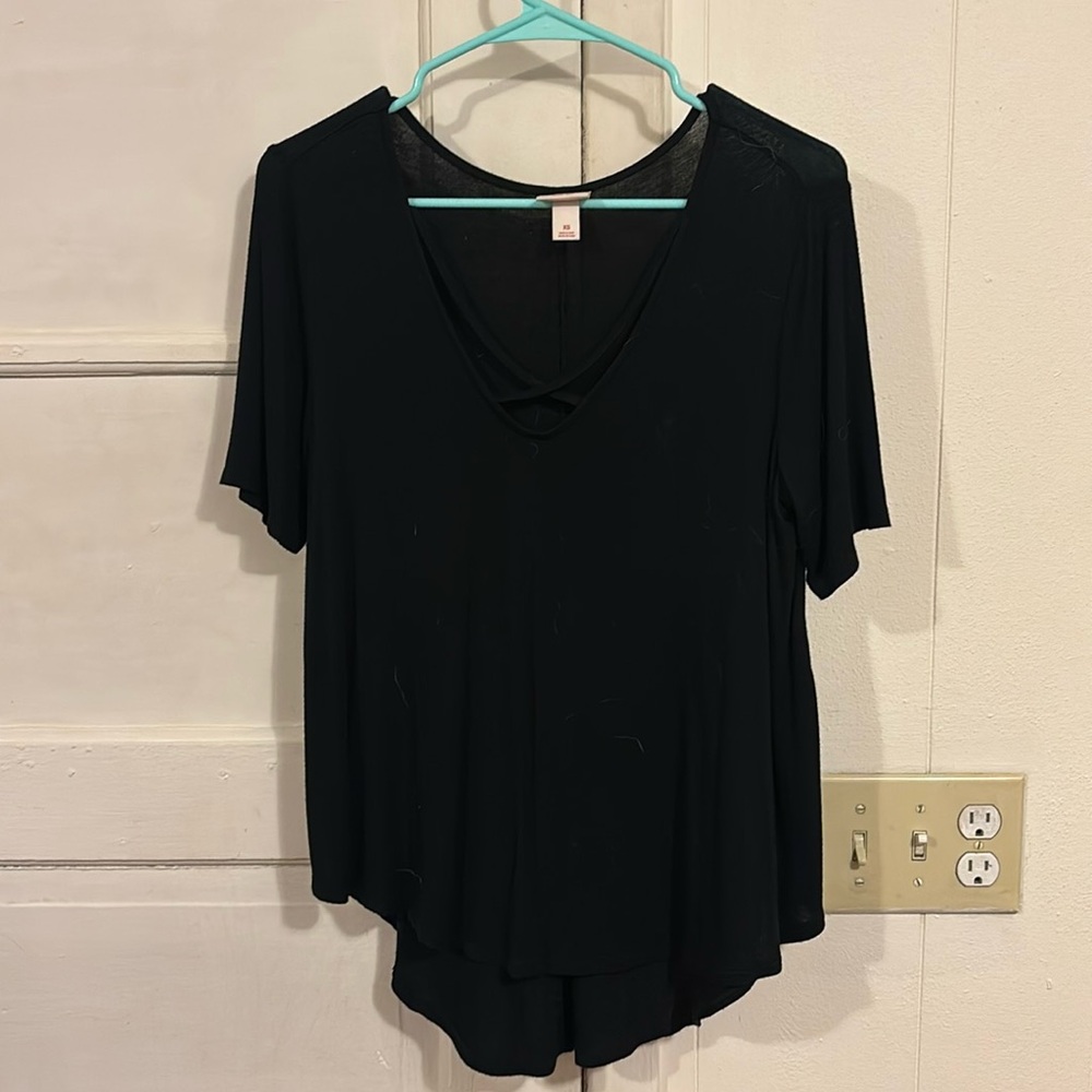 Oversized stretchy top